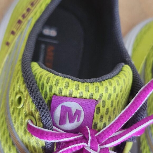 Merrell M-Connect Shoes Womens Size 7 High Viz Purple Vibram Running J06300 - Picture 9 of 12
